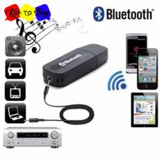 USB Bluetooth 3.5mm Stereo Audio Music Receiver Adapter For Speaker