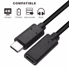 USB-C 3.1 Male To Female Extension Cable, (10Gbps) Devices; Pass Video, Data, Audio Through Male to Female USB C Wire Dock Connector Extender Extension Cord for USB Type-C Data Sync Cable 1M