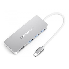Usb C Hub, Innomax Macbook USB Tipe C Adaptor dengan USB 3.0 Port, sd Kartu Pembaca untuk Apple Macbook 12