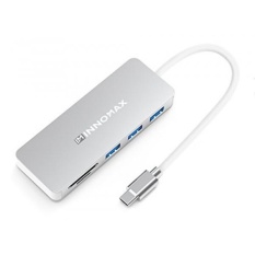 Usb C Hub, Innomax Macbook USB Tipe C Adaptor dengan USB 3.0 Port, sd Kartu Pembaca untuk Apple Macbook 12