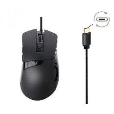 USB C Mouse for Macbook Pro, Macbook Gaming Mouse Wired Ergonomic Optical Mice USB Type C Mouse for Macbook Pro, Matebook X, Chromebook, HP OMEN, PC All USB Type C Devices - Black - intl