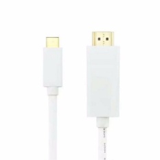 USB C to HDMI Cable (6ft/1.8m). DEERWAY USB 3.1 Type CMale(Thunderbolt 3 Compatible) to HDMI Male 4K Cable for the2016MacBook Pro. 2015 MacBook. ChromeBook Pixel. etc - intl