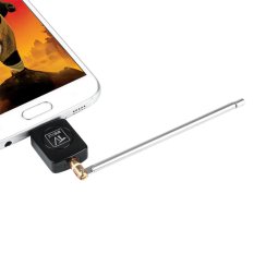 USB DVB-T Digital TV Tuner Receiver For Smartphone Android Tablet PC HDTV Hitam