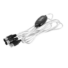 USB IN-OUT MIDI Antarmuka Kabel Converter PC untuk Musik Keyboard Kabel-Intl