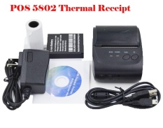 USB Mini 58mm Bluetooth Wireless Mobile POS 5802 Thermal Receipt Printer - intl
