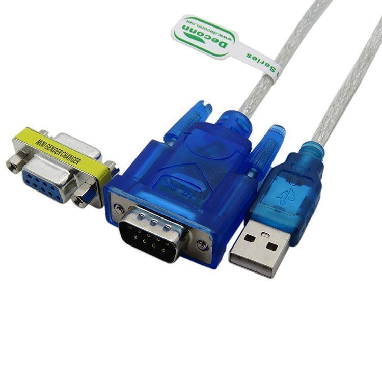 USB untuk RS-232 DB9 9-Pin Serial Kabel W/Adaptor Lubang Pendukung Windows 8 Tidak Ada CD-Intl