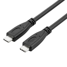 USB Tipe C-C Kabel, 1 M USB 2.0 Type C (USB-C) Ke Kabel Pengisian Data Tipe C (3A), untuk MacBook Baru 12 Inches, Chromebook Pixel, Nexus 5/6 P, Lumia 950/950XL dan Lainnya-Intl