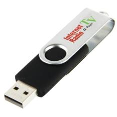 USB Worldwide Internet Radio & TV Player - Black