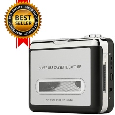 USB2.0 Portable Tape untuk PC Super Kaset untuk MP3 Audio CD Musik Digital Player Converter Capture Recorder + Headphone- INTL