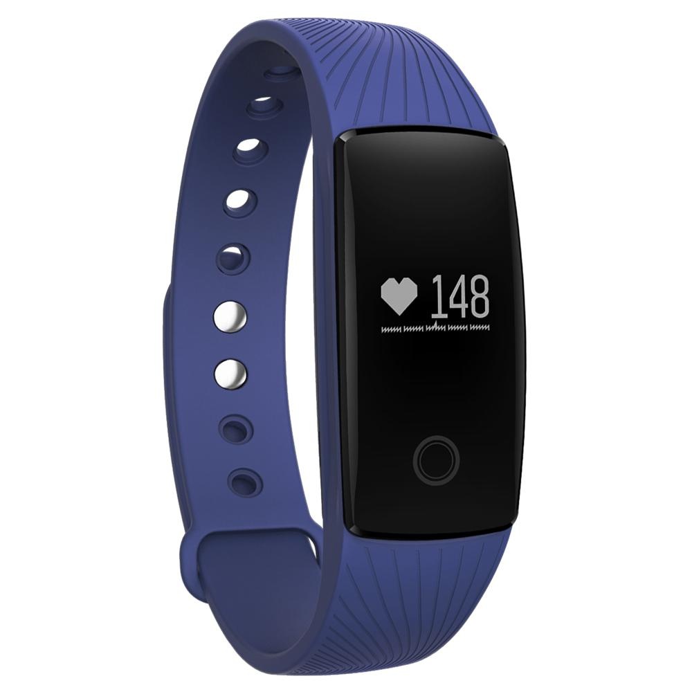 V05C Heart-rate Smart BT Sport Wristband Calls Notification Activity Tracking Sleep Monitor for iPhone 7 Plus Samsung S8+ iOS8 Android4.4 - intl