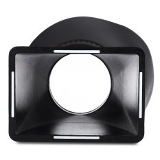 V3 2.8X Kaca Pembesar Layar LCD Bantalan Mata Jendela Bidik Extender Hood untuk Canon 60D 70D-Intl