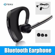 V8 Bisnis Bluetooth Earphone Kebisingan Membatalkan Suara Kontrol Handsfree Wireless Bluetooth Headphone Sport Office Headset Musik-Intl