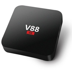 V88 Android 5.1 Quad Core Mini PC Smart Google TV BOX untuk Android Smart TV-Internasional