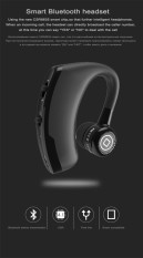 V9 Handsfree Business Bluetooth Headphone With Mic Voice Control Wireless Bluetooth Headset For Drive Noise Cancelling - Black