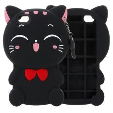 Vanker-Baru Tahan Lama 3D Manis Tersenyum Bahagia Kucing Silikon Lembut Sarung Pelindung Kulit untuk Vivo X7 Pro