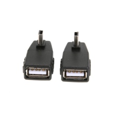 Kendaraan Mini USB Male To Female T Tipe Adaptor Mini USB 5Pin Audio Adapter-Intl