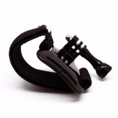 Velcro Wrist Band with Mount for Xiaomi Yi / Xiaomi Yi 2 4K and GoPro Hero 3+ / 3 / 2 / 1 - Black