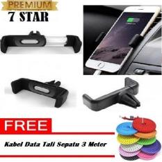 Vent Car Holder Besi Magnetic Holder For Universal GPS Hp + Free Kabel Data MultiFungsi Charger Micro USB 3M (Random)