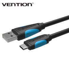 Vention VAS-A36-B200 2 M Kabel USB 2.0 Tipe-c Kabel Pengisian Data untuk Letv Le1 Pro MAX X600 X900 smartphone MacBook Nokia N1 (Hitam) (Intl)-Intl