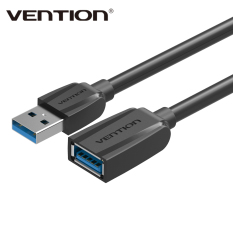 Vention VAS-A45-B300 3 M Terbaru USB 3.0 Kabel Ekstensi Laki-laki Ke Perempuan Ekstensi Transfer Data Sync Super Speed (hitam) (Intl)-Intl