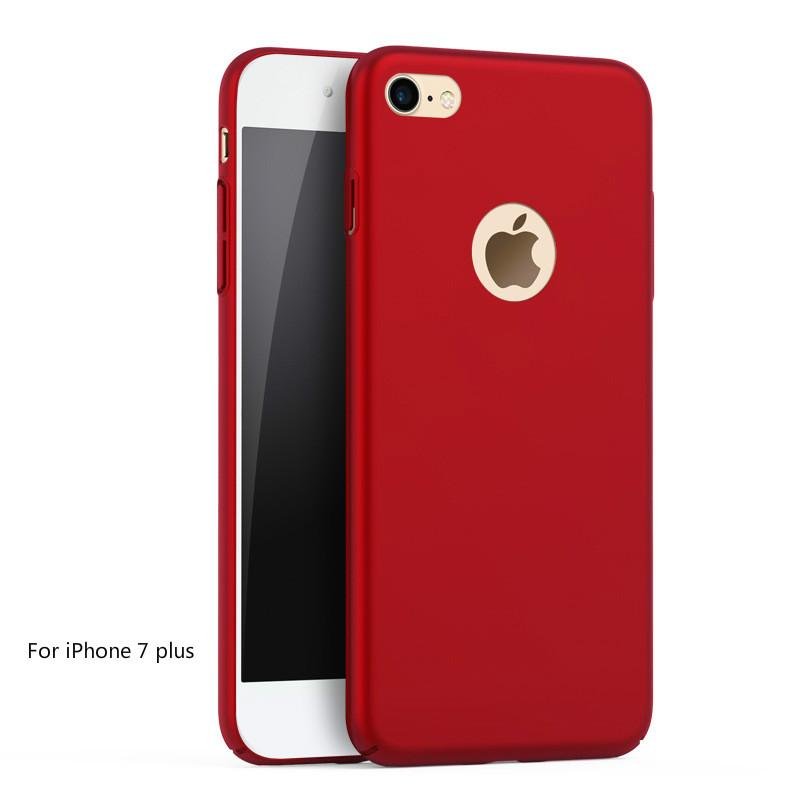 Versi Upgrade Ultra Tipis Luxury 360 Degree Coverage Hard PC Case untuk Apple IPhone 7 Plus Full Body Cover Phone Case-Internasional
