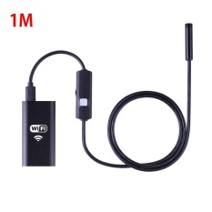 Vertical Standard WIFI Endoskopi 200 Juta Piksel HD Kamera Tangki Bahan Bakar Oral Inspeksi Industri Endoskopi Kamera Pengintai 1 Meters (hitam) -Intl