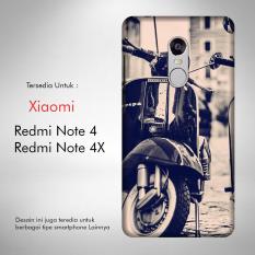Vespa 6 Casing Custom Hardcase Fullprint Xiaomi Redmi Note 4 / 4X Case Cover