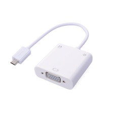 VGA Conventor MHL Micro 5pin USB to VGA Adapter with AUDIO 3.5 mmfor phone - intl