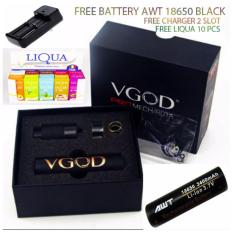 ROKOK ELETRIK/ROKOK VAPE/PAKET LENGKAP VGOD/ VGOD PRO MECH/RDTA