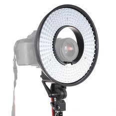 Video Fotografi Studio Ring Light Lampu Panel 300 CRI 95 + 5500 K Warna Suhu untuk DSLR Kamera Camcorder- INTL