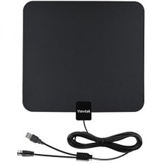 Viewtek 50mile Range Amplified HDTV Receiver ,13Ft Copper Coaxial Cable with USB Power Supply - intl