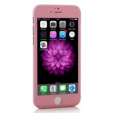 Viking Front Back Protection Case 360 Degree Free Tempered Glass for Iphone 5 / 5s / 5SE 4.0 inch – Rose Gold