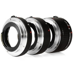 VILTROX DG-C 12 Mm 20 Mm 36 Mm Fokus Otomatis AF Metal Mount Macroextension Tabung untuk Canon Seri EOS kamera (Hitam) -Intl