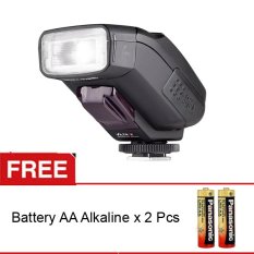 Viltrox Flash JY-610 II For Fujifilm X-A2/X-M1/Samsung NX/Canon/Nikon/Sony A6000 + Gratis Battery Alkaline