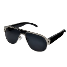 Vintage Bingkai Logam HD 1080 P Kacamata SpyCameraSunglassDVRVideoRecorder Eyewear Tersembunyi Sport DV Cam (Intl)-Intl