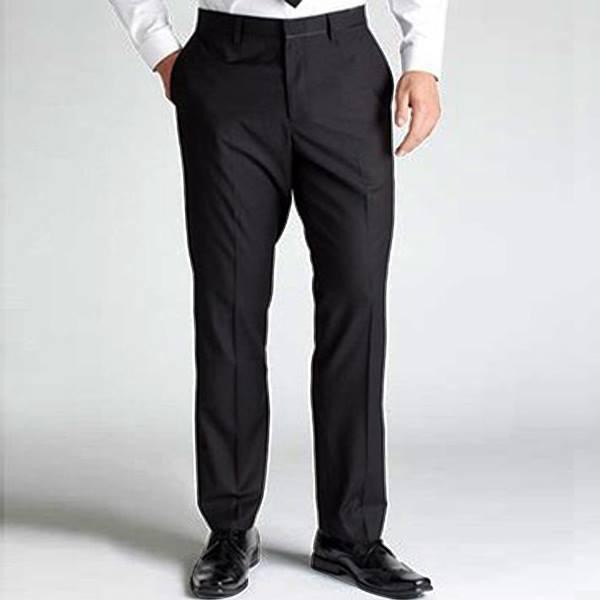 Viral Guido - Celana Kerja Formal Pria - Standart - Bahan Twist - Hitam - Viral Pro