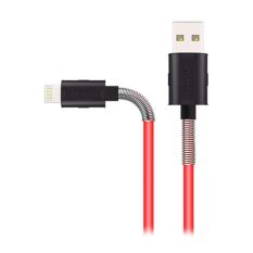 VIVAN FL100 1M Spring Lightning Data Cable for IPhone 5/5S/6/6S/7 2.4A