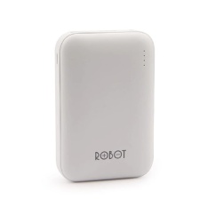 Vivan Power bank Robot RT7200 6600mAh 2 USB mini LED White