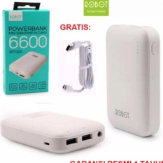 Vivan Robot Power Bank Powerbank RT7200 6600mAh
