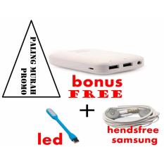 Vivan Robot RT7200 original 6600mAh free LED dan handsfree samsung