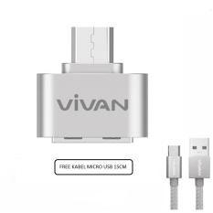 Vivan VOC-U20 OTG Micro USB Adapter with Data Cable