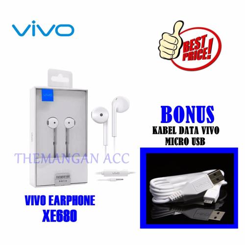 Vivo Earphone Handsfree XE680 Original For V5 V5 Plus V5S