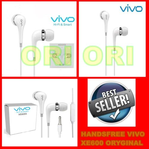 Vivo Handsfree XE600i Original In Ear Earphone Input Jack