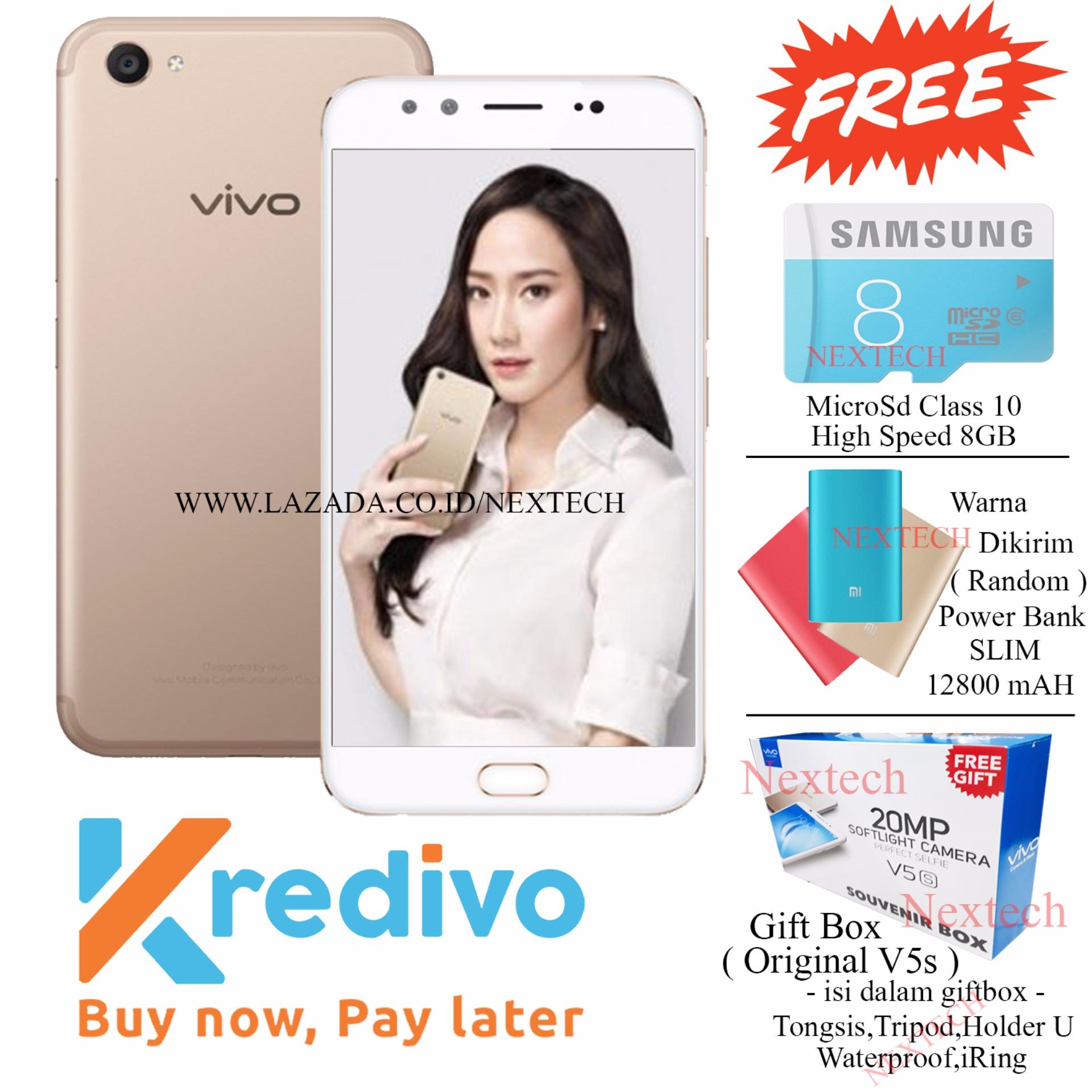 Vivo V5s - Perfect Selfie - Bisa Cicilan Tanpa Kartu Kredit - Bonus 3 item - Crown Gold Vivo V5s - Perfect Selfie - Bisa Cicilan Tanpa Kartu Kredit - Bonus 3 item - Crown Gold