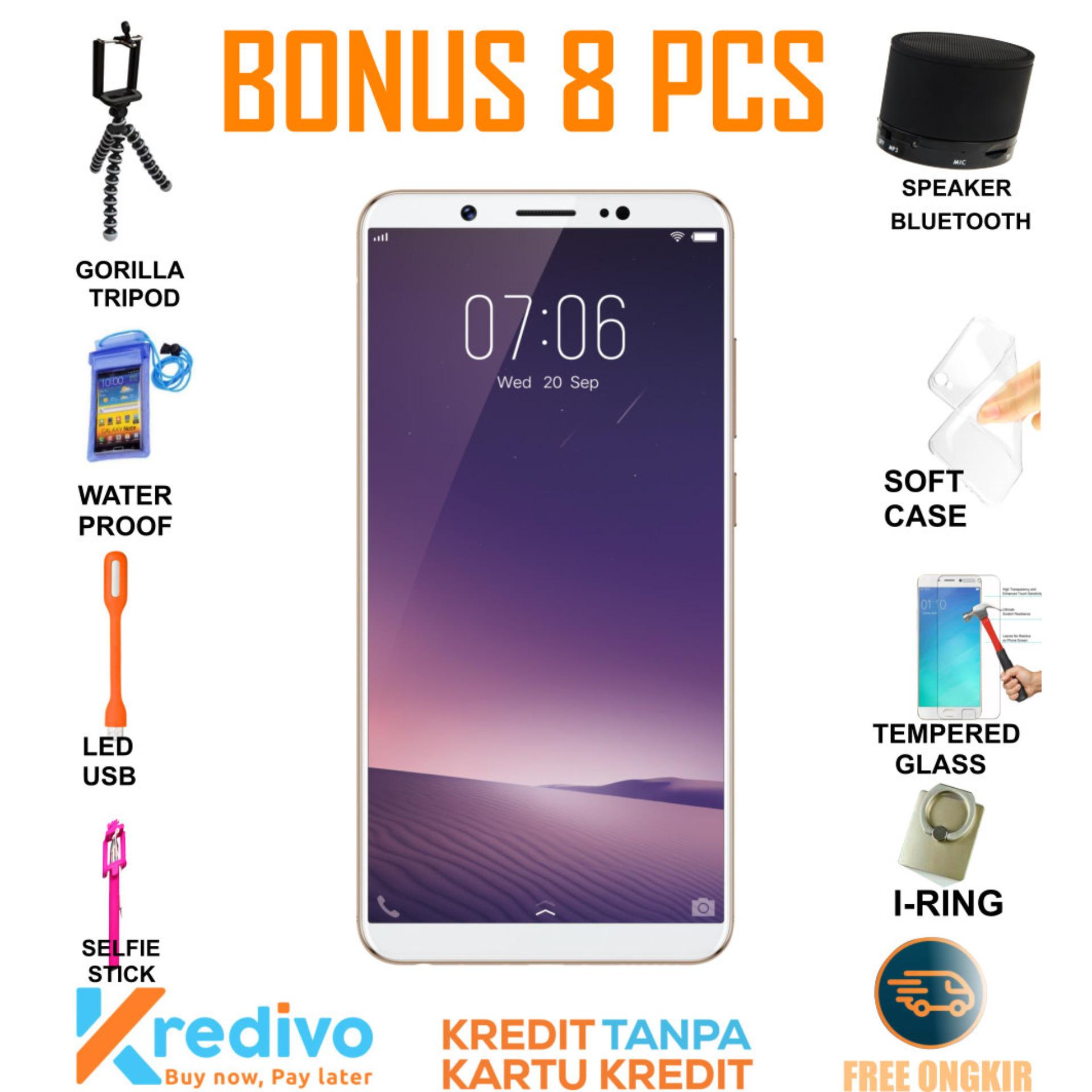 Vivo V7 4/32 Gold Garansi Resmi Free 8 Bonus & Bisa Kredit 