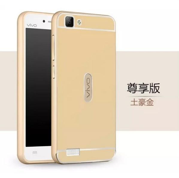 Vivo Y35 Dual Hybrid Metal Bumper Frame Cover Case