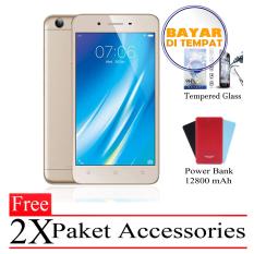 Vivo Y53 Ram 2GB/16GB (Free 2x Paket Accessories) Gold Smartphone