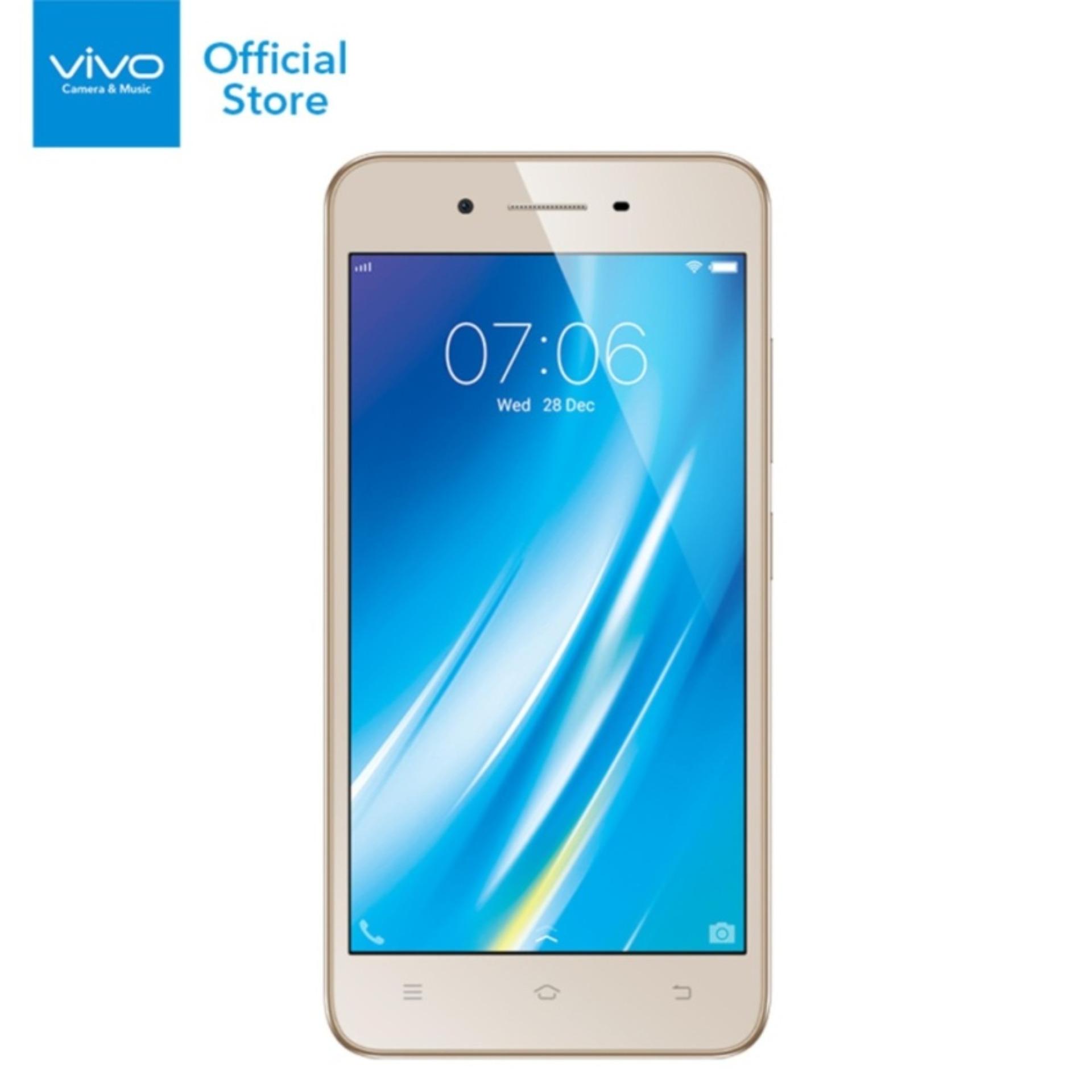 Vivo Y53 Smartphone - Garansi Resmi Vivo Indonesia - Gold