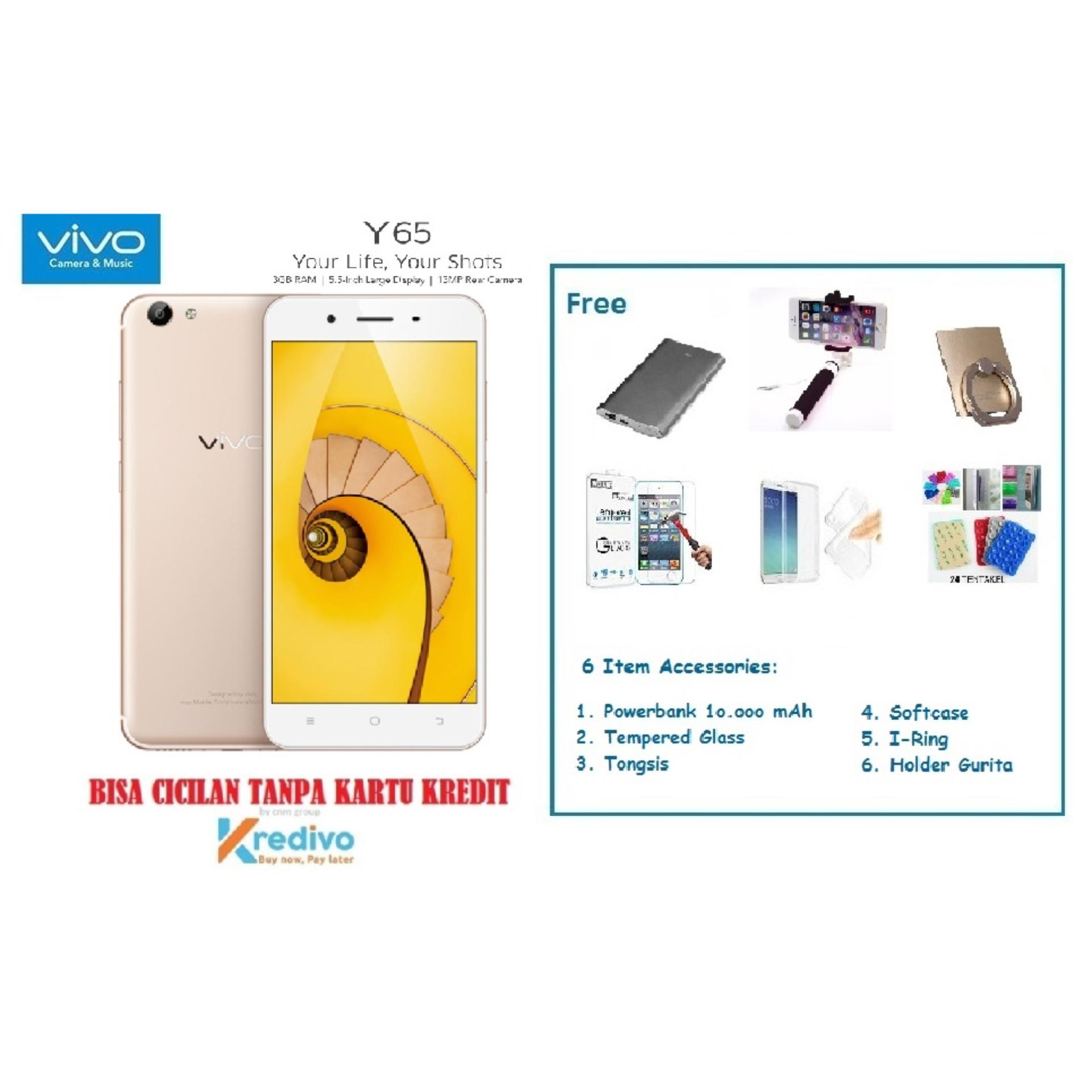 VIVO Y65 [3/16GB] + Free 6 Item Accessories