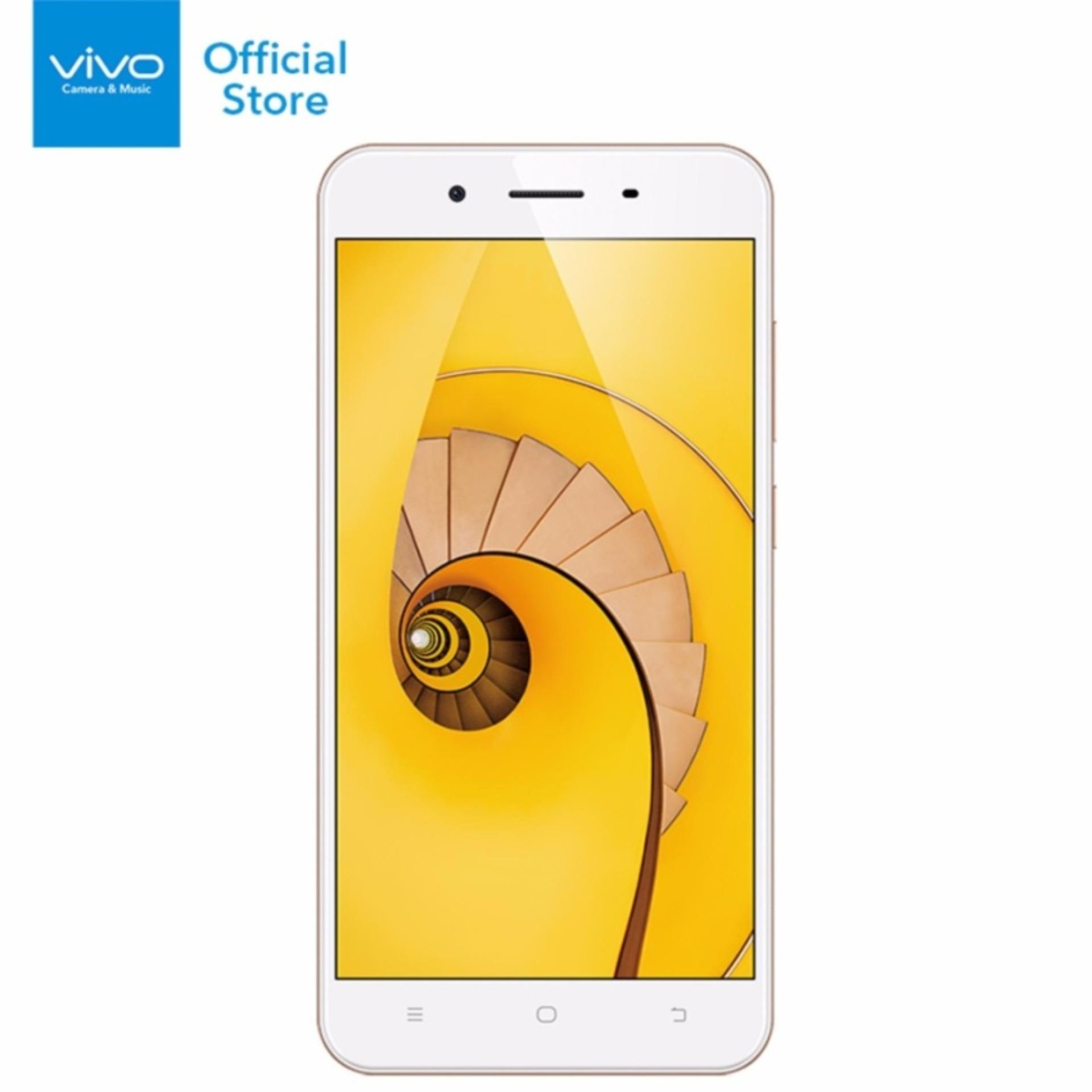 Vivo Y65 Smartphone - Garansi Resmi - 3/16 Gb - Gold  